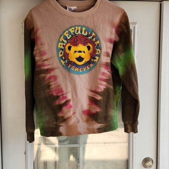 Grateful Dead Tops ‎ Grateful Dead Tie Dye Sweatshirt - Picture 6 of 6
